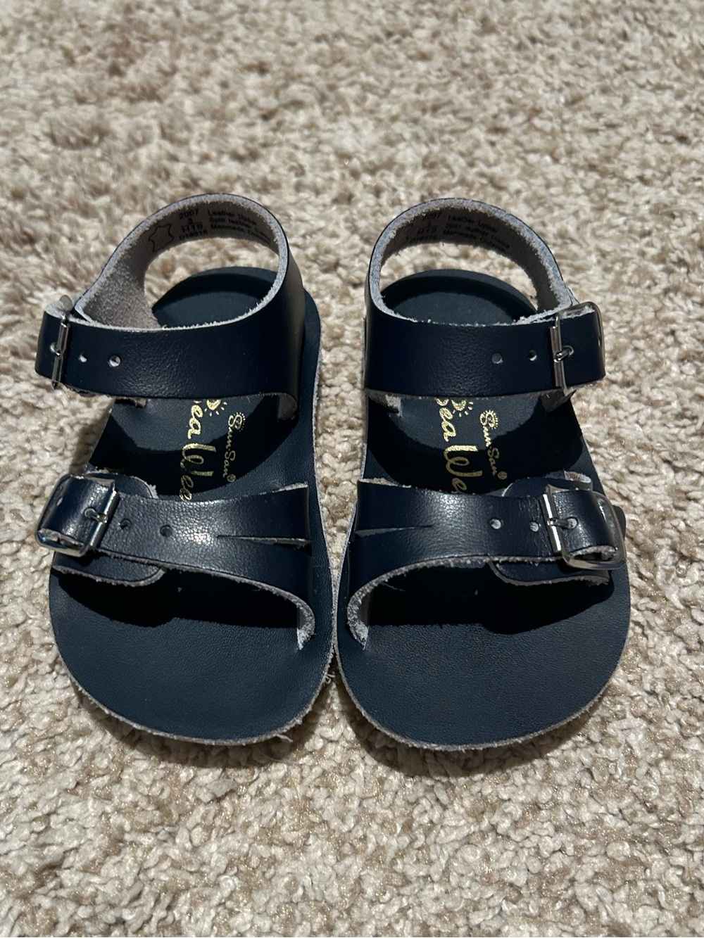 Sun-San Navy Sea Wees Sandals